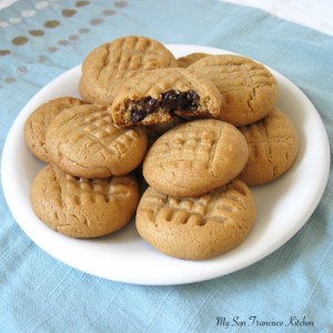Chocolate Surprise Peanut Butter Cookies