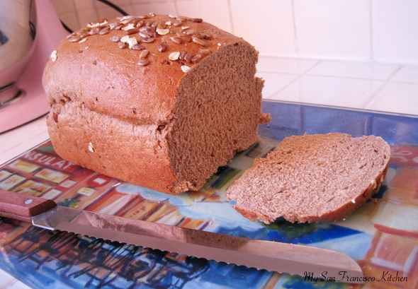 100% whole wheat nut & seed bread