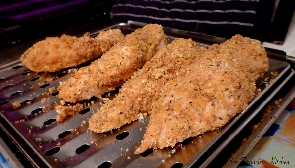 Baked Breaded Lemon Chicken