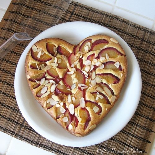 Lower Sugar and Healthier Honey-Almond Coffee Cake - A Feast For The Eyes