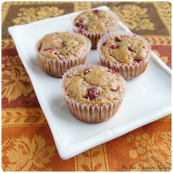 Cranberry Walnut Muffin Tops - Jellibean Journals