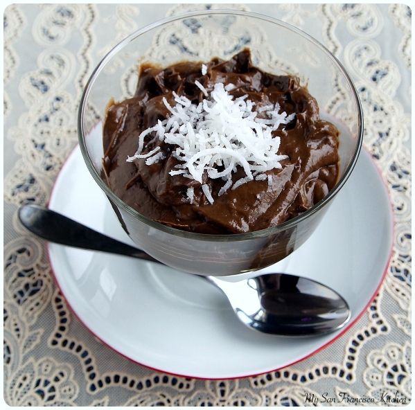 chocolate avocado pudding