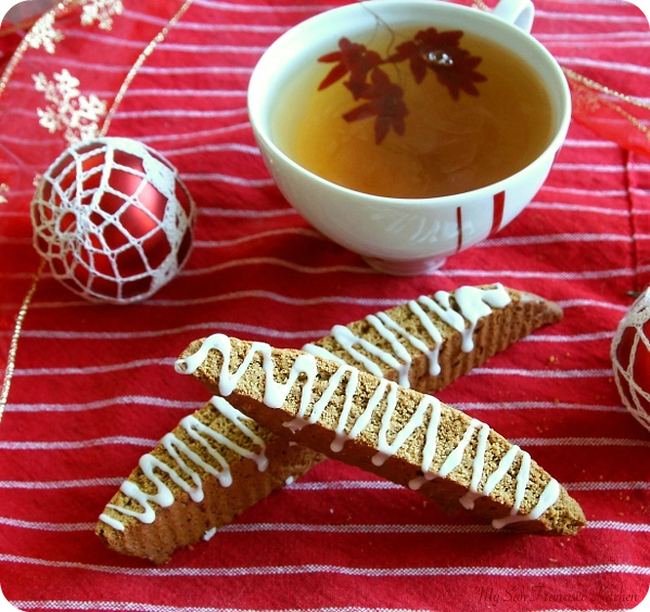 Gingerbread Biscotti - Great for Christmas Gifts!