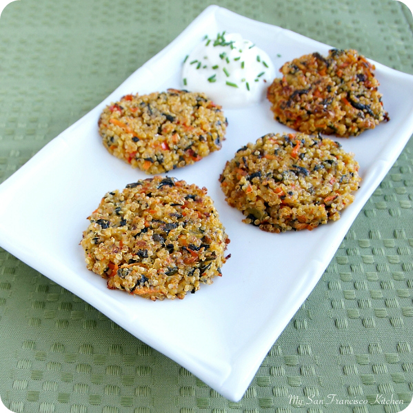 veggie quinoa cakes