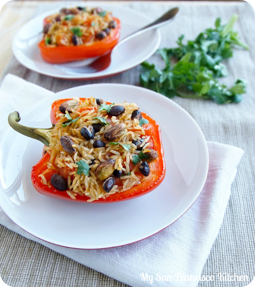 vegetarian stuffed pepper