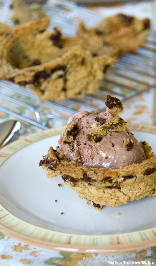 Chocolate Chip Cookie Bowls - My San Francisco Kitchen